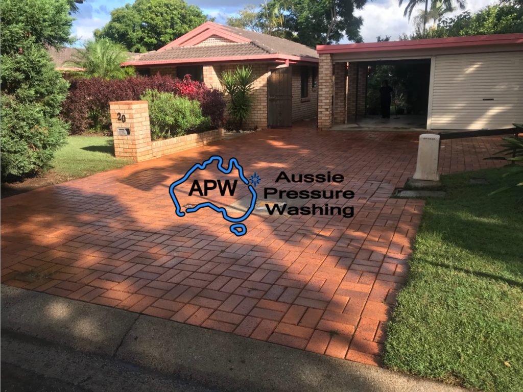 How To Clean Brick Paver Driveway Aussie Pressure Washing 2022