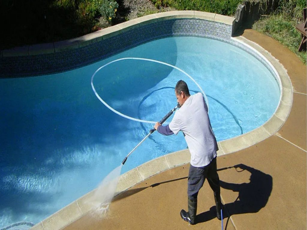 How To Clean Swimming Pool And Patio | Blogspot | Pressure Washing