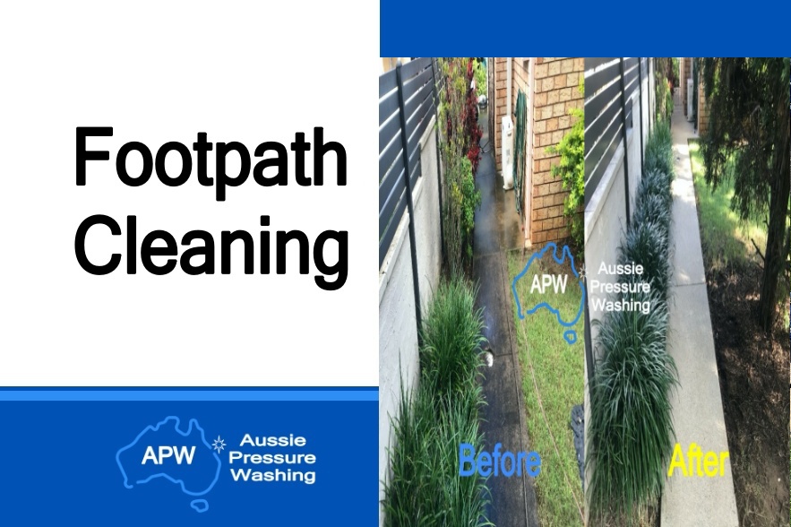 Footpath Pressure Cleaning Service