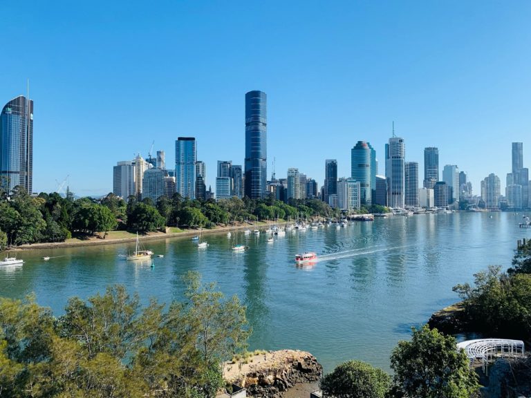 About Brisbane | Look Over Brisbane River With View Of Brisbane City