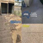 Aggregate Concrete Driveway Brisbane Pressure Cleaning