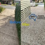 Cleaning Aggregate Concrete Driveway Pressure Washing